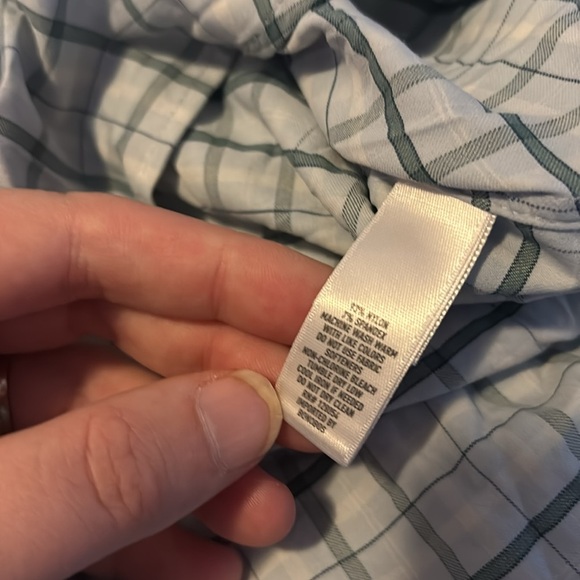 Bonobos men’s blue nylon blend button down shirt size small - Picture 8 of 8